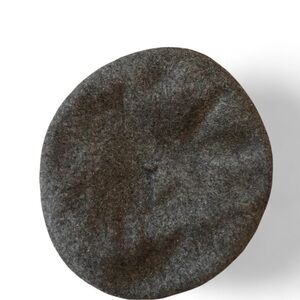 Gray Wool Beret